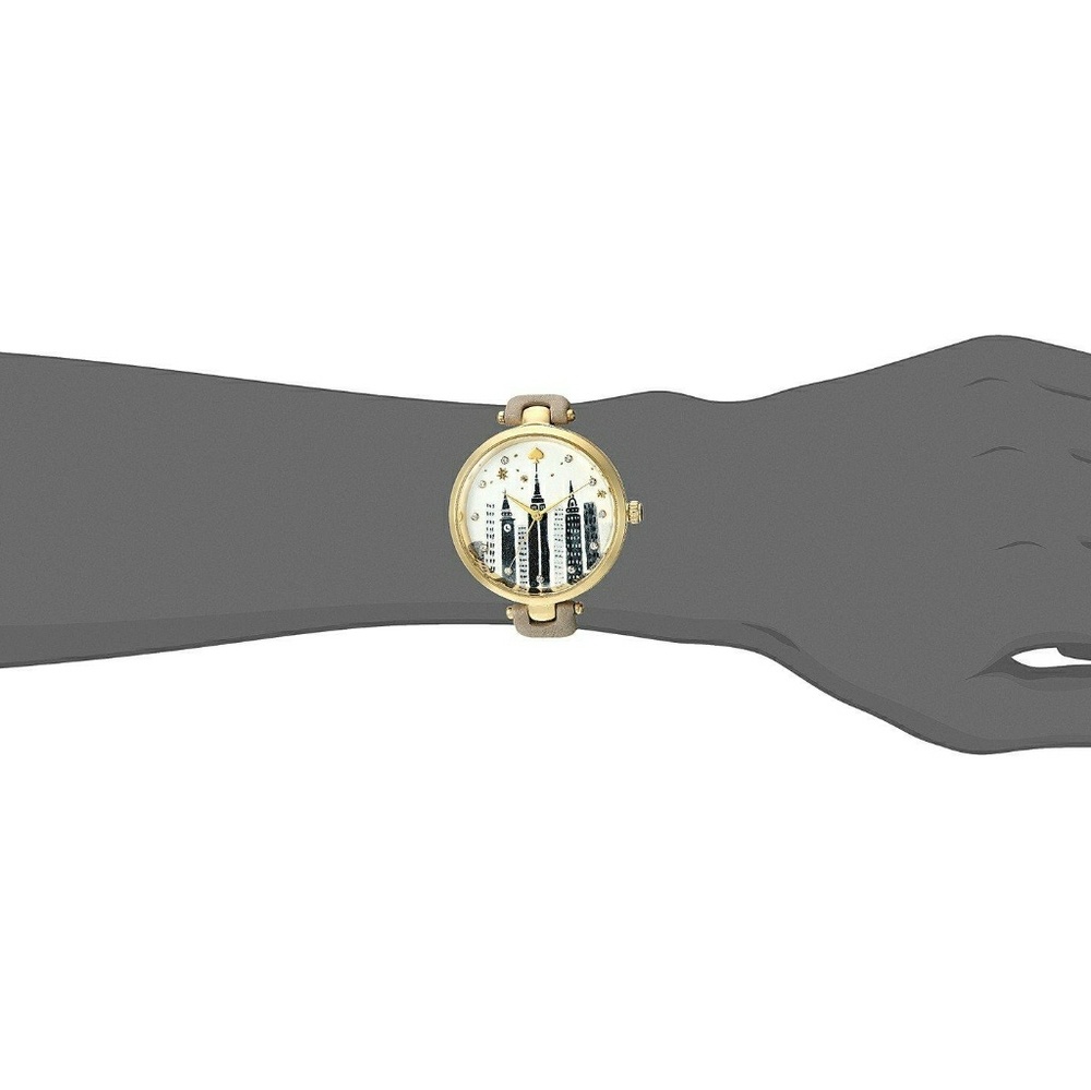 Kate Spade New York Holland gray leather watch - Picture 3 of 3